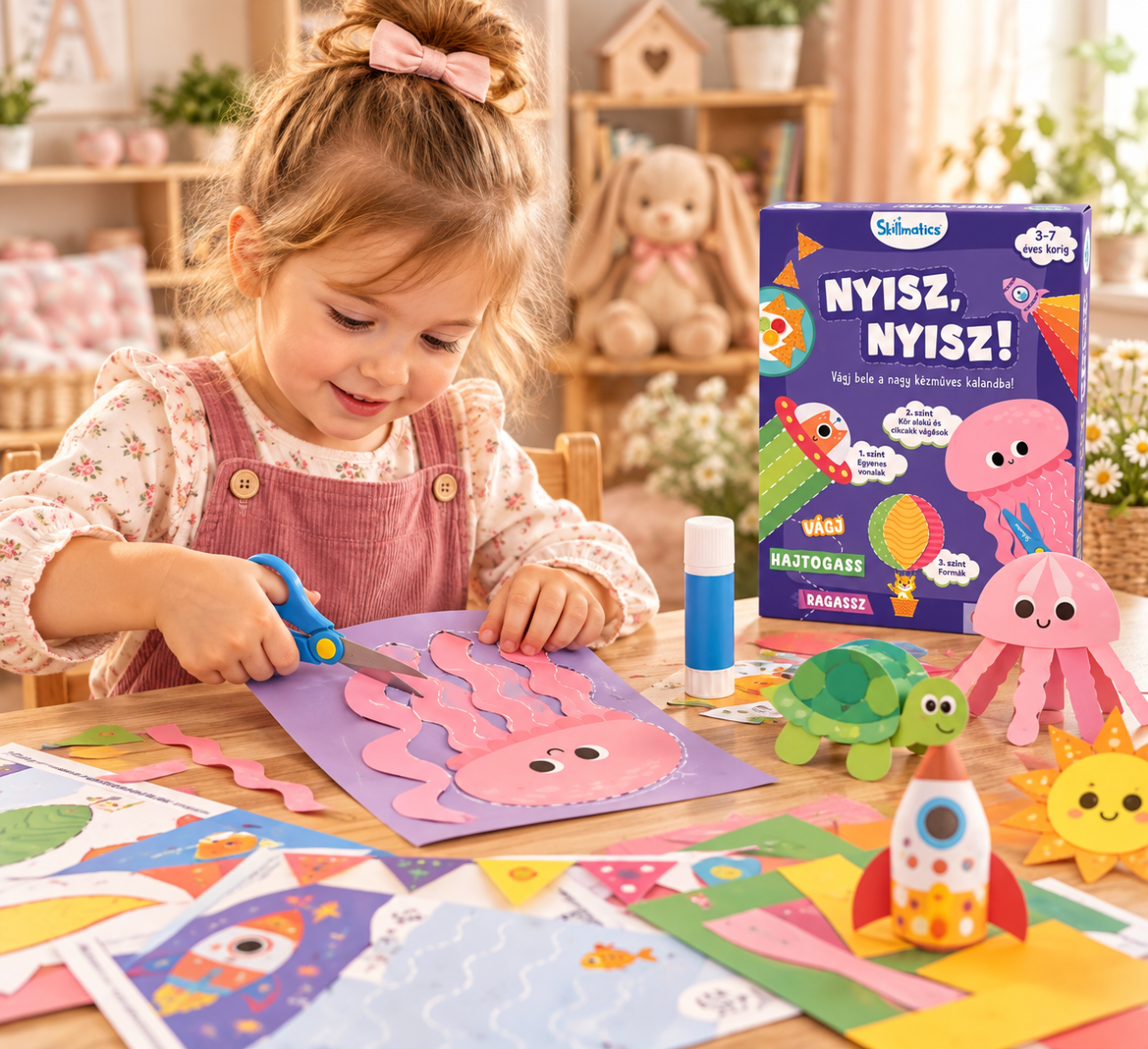 Nyisz, nyisz! – ollóhasználat gyakorlása játékosan
